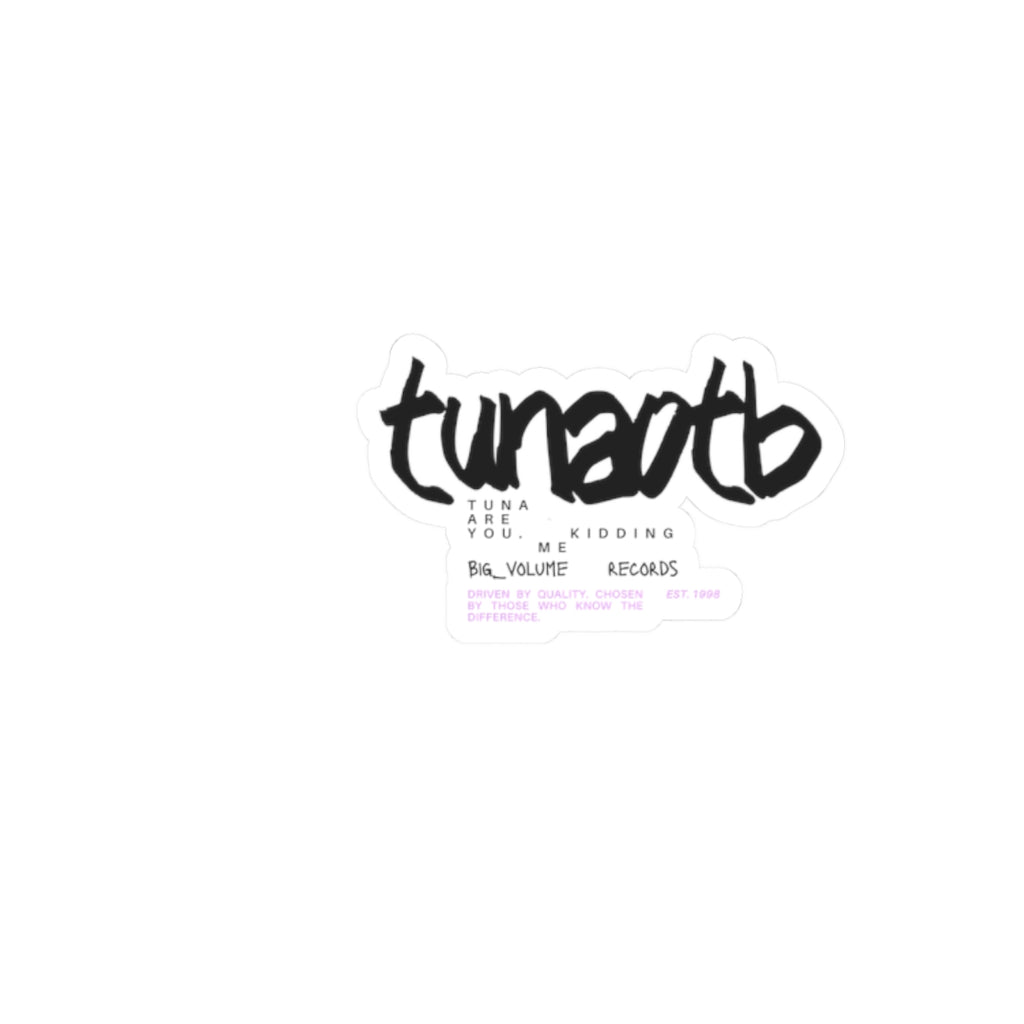 Kiss-Cut Sticker — Handwritten “turnatb” Logo Decal