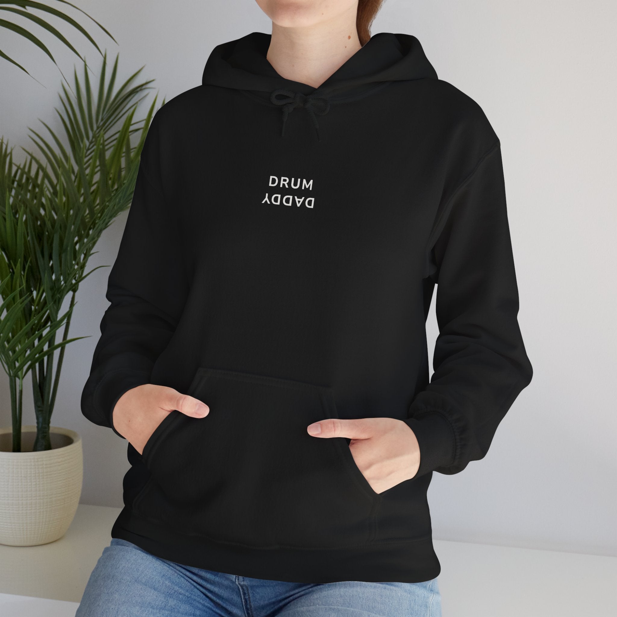 Minimal 'Drum Agave' Graphic Hoodie — Streetwear Logo Pullover