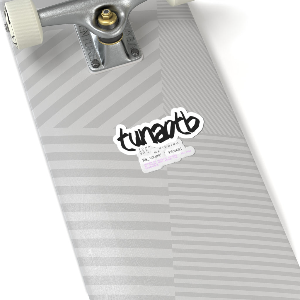 Kiss-Cut Sticker — Handwritten “turnatb” Logo Decal