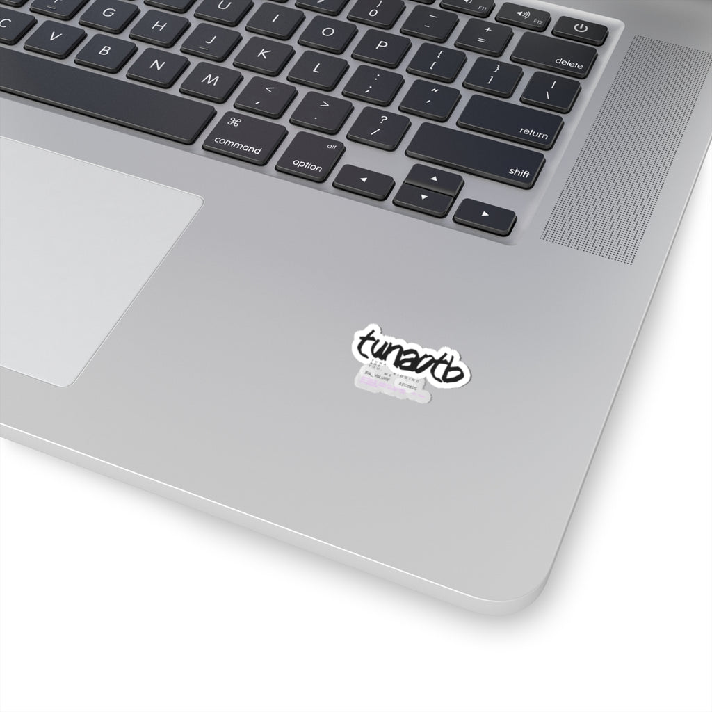 Kiss-Cut Sticker — Handwritten “turnatb” Logo Decal