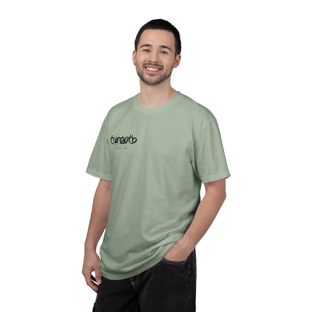 T-shirt — 'tunaotb' Minimal Logo Tee, Casual Streetwear Graphic