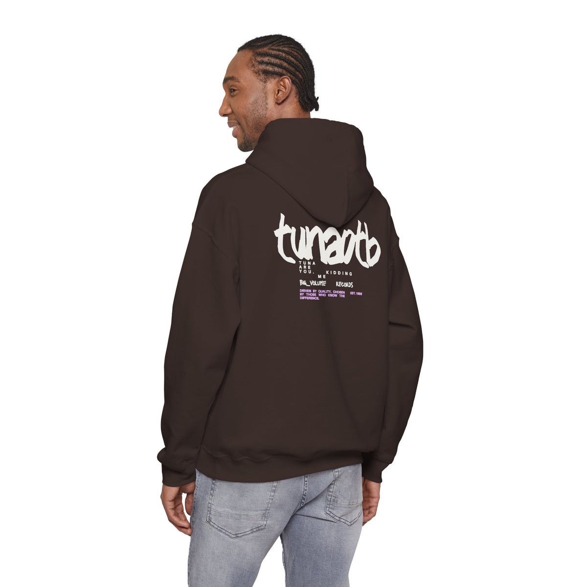 Minimal 'Drum Agave' Graphic Hoodie — Streetwear Logo Pullover